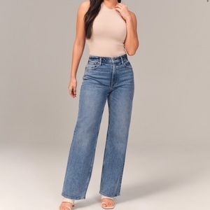 Abercrombie & Fitch curve love high rise 90s relaxed jean